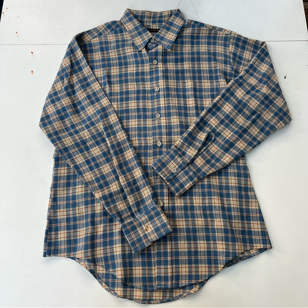 Vintage Western style Campus Studio One plaid shirt, Men’s Large